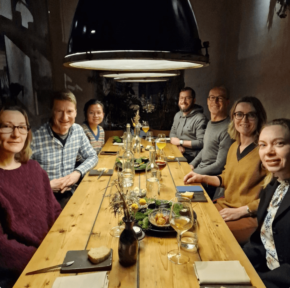 dinner with collaborators